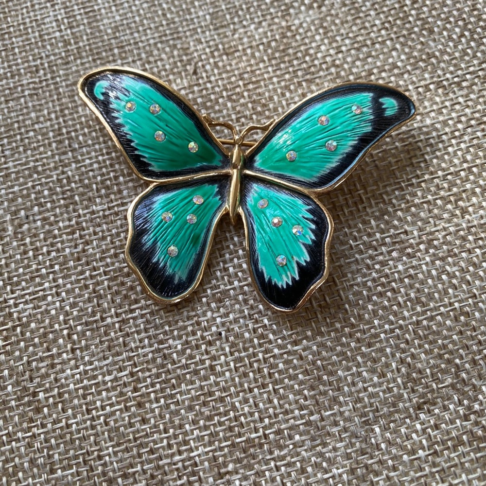 Vintage Hedy Hedison Butterfly Brooch